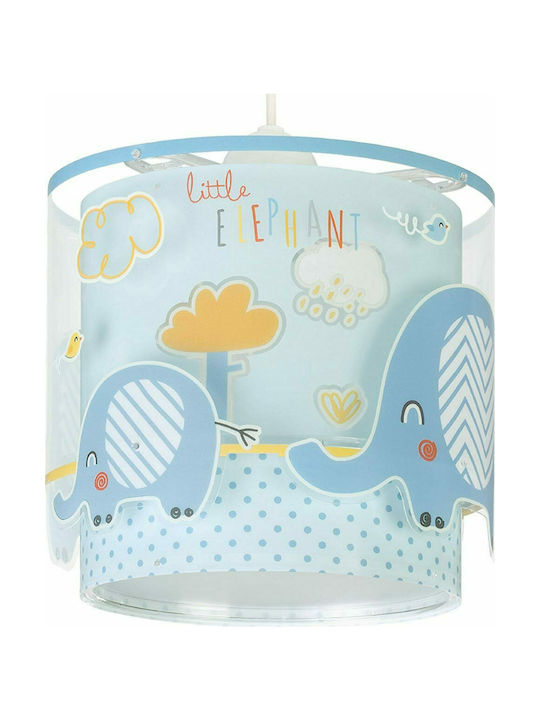 Ango Little Elephant Einfaches Licht Kinderdeckenleuchte Deckenleuchte 23W mit Fassung E27 Blue