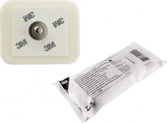 3M Red Dot Sticker Cardiac Electrode L4xW3.3cm 50pcs