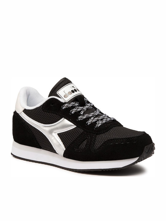 Diadora Simple Run Damen Sneakers Schwarz