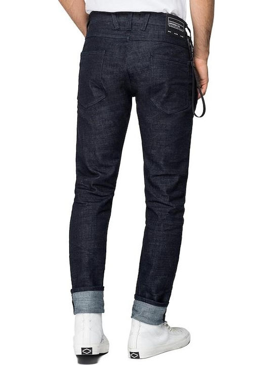 Karter Sustainability Cycle Men's Jeans Pants with Slim Fit Navy Blue