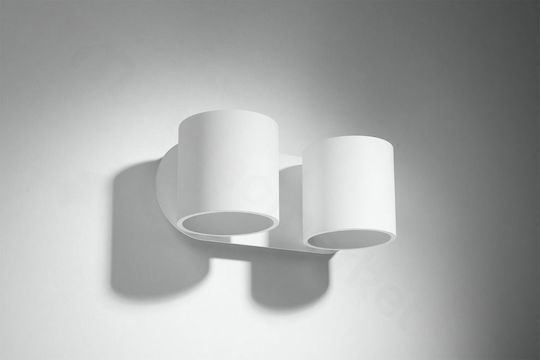 Sollux Orbis Осветително тяло За стена Бял 31x14x14см.