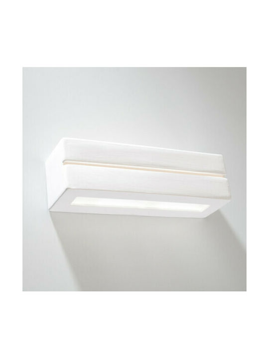 Sollux Vega Line Lumină De perete Alb 25x25x20cm