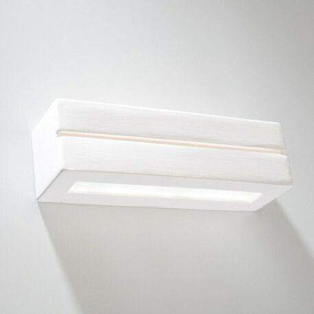 Sollux Vega Line Lamp Wall White 25x25x20cm