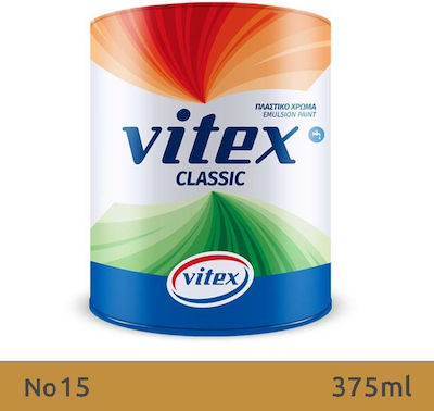 Vitex Classic Plastic Paint for Interior Use Ώχρα 375ml 15