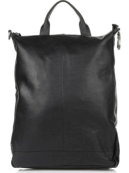 Leather Women's Bag Backpack Black