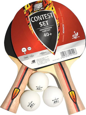 Sunflex Contest Σετ Ρακέτες Ping Pong για Προχωρημένους Παίκτες