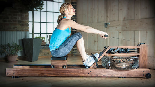 Waterrower Classic S4 Profesională de vâslit pentru utilizatorii cu greutatea maximă de 150kg