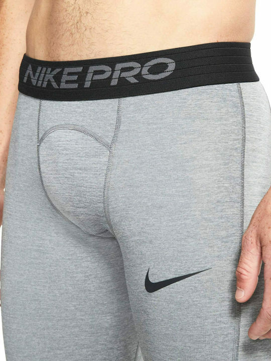 Nike Compression M NP Short Long Ανδρικό Αθλητικό Κολάν Compression Κοντό Γκρι