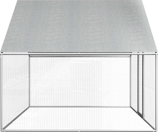 vidaXL Coteț din Oțel Galvanizat L2.75 x L2 x Î1.92m.