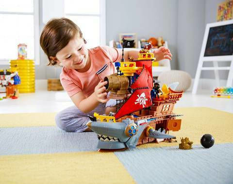 Action Figure Imaginext Pirate Shark Ship for 3+ years Years 41cm.