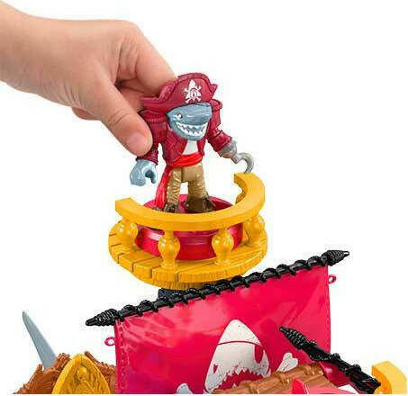 Action Figure Imaginext Pirate Shark Ship for 3+ years Years 41cm.