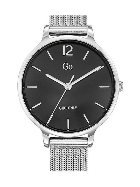 Go Girl Only Watch with Silver Metal Bracelet 695944