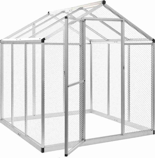 vidaXL 45219 Cușcă Pentru Păsări Din Aluminiu 183x178x194cm