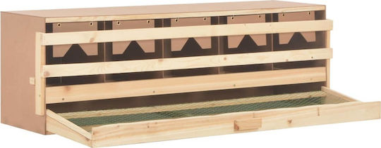 vidaXL Cușcă Din Lemn Pentru Găini 170660 117x33x38cm