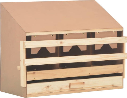 vidaXL Wooden Nesting Box for Hens 170653 72x33x54cm