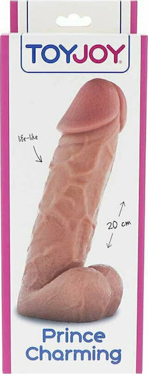 ToyJoy Prince Charming Dildo Ρεαλιστικό Dildo με Όρχεις Natural 20cm
