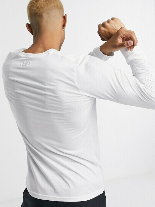 Ua Sportstyle Athletic Long Sleeve Blouse White