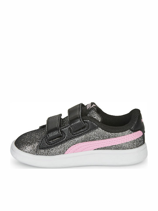 Smash Glitz Glam Παιδικά Sneakers με Σκρατς Ασημί