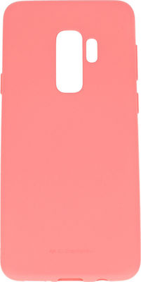 Mercury Soft Feeling Silicone Back Cover Pink (Galaxy S9+)