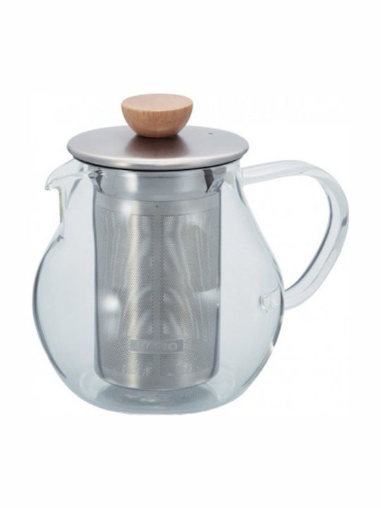 Hario Tea Pitcher Ceainic cu Filtru Sticlă Transparent 450ml