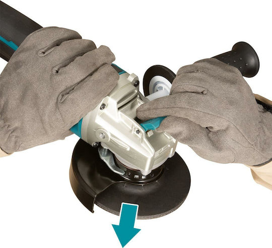 Makita DGA519Z Τροχός 125mm Μπαταρίας Brushless με Ρύθμιση Στροφών 18V Solo