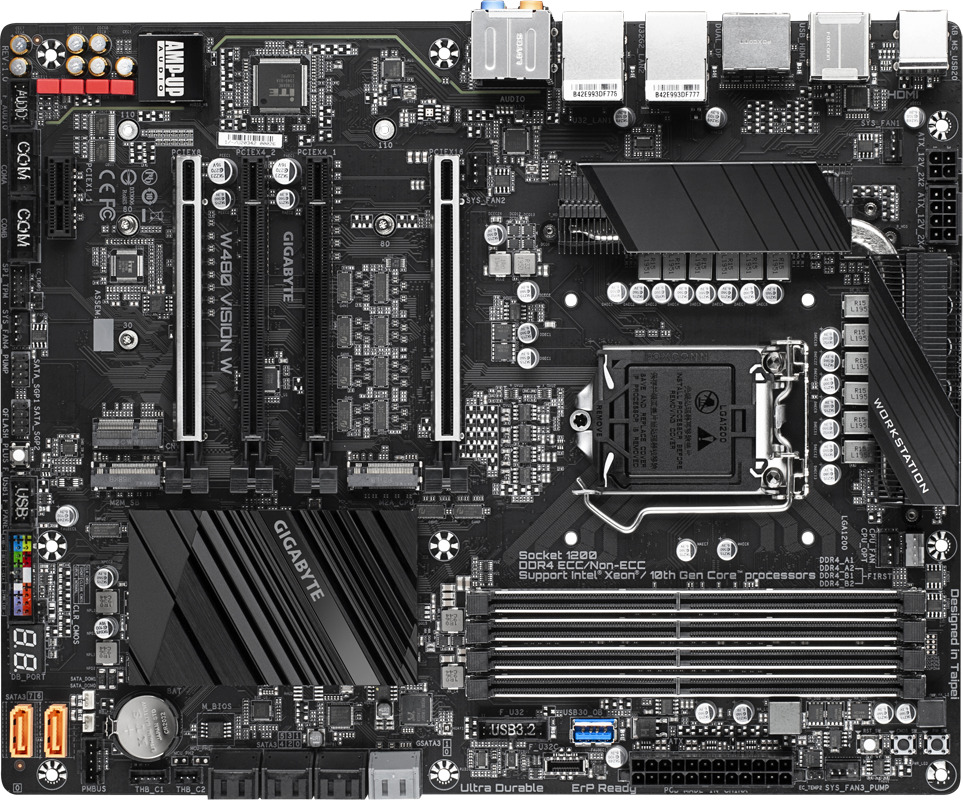 Gigabyte W480 Vision W Motherboard ATX με Intel 1200 Socket Skroutz.gr