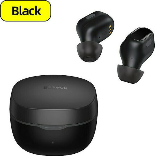 Baseus WM01 In-ear Bluetooth Handsfree Earphones with Charging Case Black