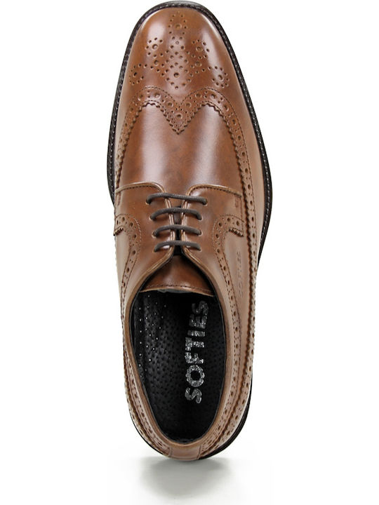 Men's Leather Oxfords Tabac Brown