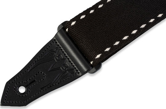 Levys MSSC80 2" Heavy-Weight Cotton Guitar Strap Ζώνη για Κιθάρα Μαύρη