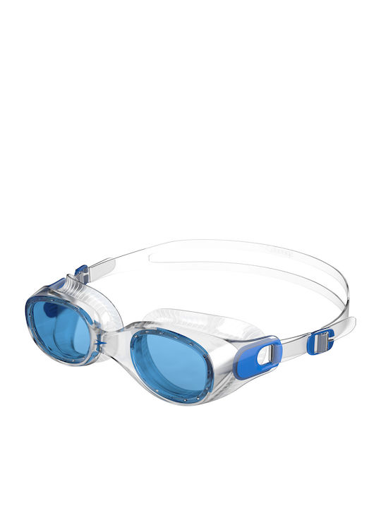 Speedo Futura Classic Swimming Goggles Adults with Anti-fog Lenses White