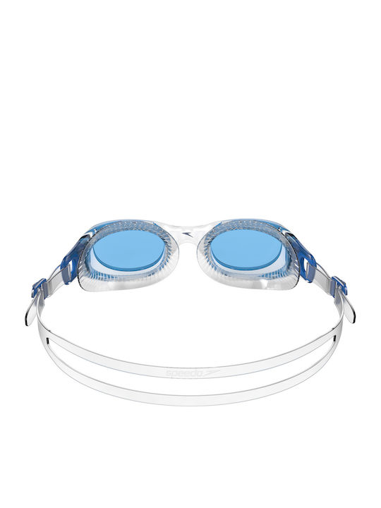 Speedo Futura Classic Swimming Goggles Adults with Anti-fog Lenses White