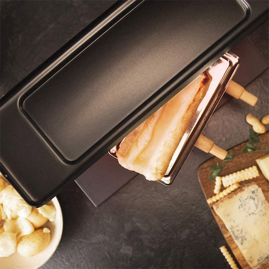 Cecotec Cheese 6000 Tabletop Grătar Electric Raclette Placă Netedă 600W cu Termostat Reglabil