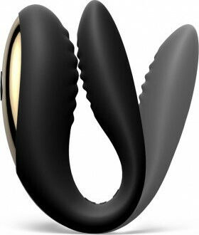 Dorcel Perfect Lover Δονητής για Ζευγάρια με Απομακρυσμένο Έλεγχο Black / Gold