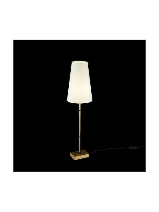 Maytoni Zaragoza Metal Table Lamp for Socket E14 with White Shade and Base