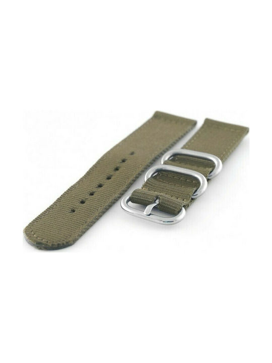 Diloy Straps Fabric Strap Nato Khaki 18mm