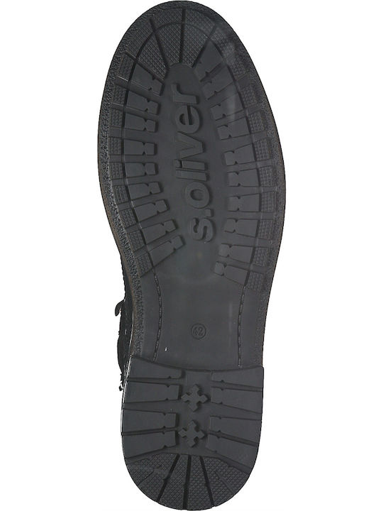 Leather Black Boots Anatomical