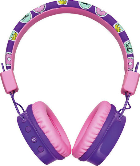Trust Comi Bluetooth Wireless On Ear Headphones with 20 hours of Operation Purple