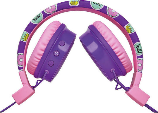 Trust Comi Bluetooth Wireless On Ear Headphones with 20 hours of Operation Purple