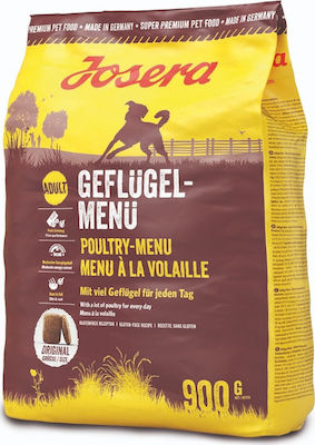 Josera Poultry Menu 4.5kg Dry Food Gluten Free for Adult Dogs of Small Breeds with Poultry