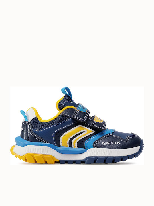 Geox Kinder-Sneaker Tuono Anatomisch mit Klettverschluss Blau