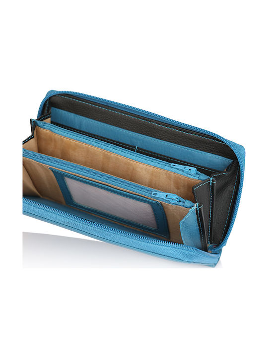 Wallet LUXUS 614710-52 Light blue