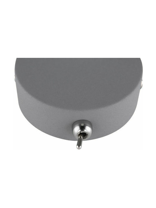 Globo Lighting Edmund Modern Lamp Wall and Switch Gray