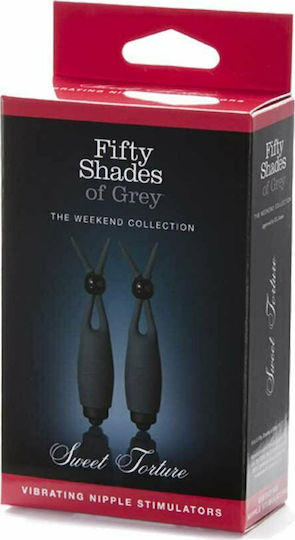 Fifty Shades of Grey Sweet Torture Σφιγκτήρες Θηλών σε Γκρι Χρώμα