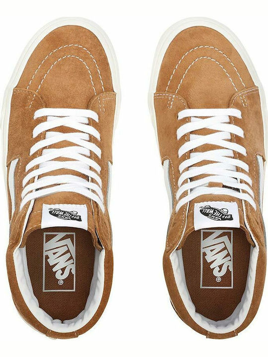 SK8-HI Μποτάκια Καφέ