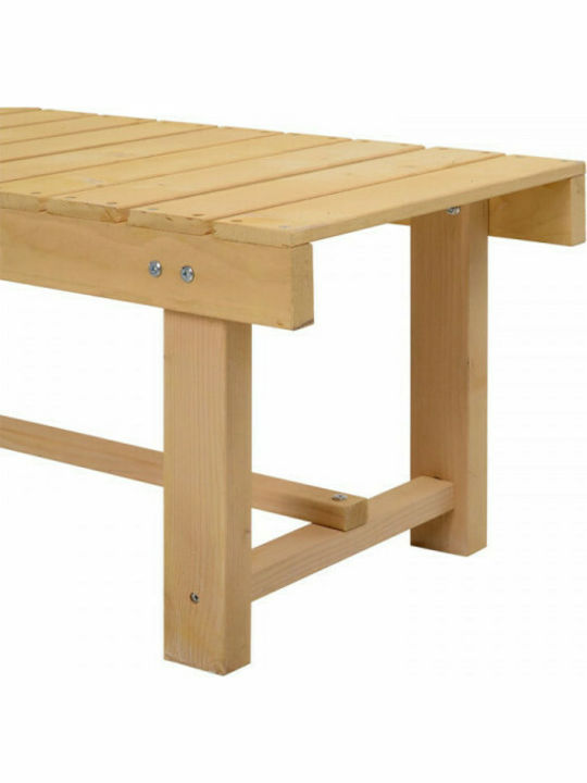 Παγκάκι Εξωτερικού Χώρου Ξύλινο 110x38x35cm