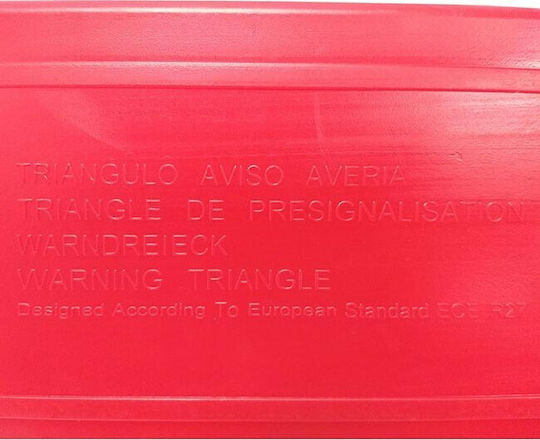 Auto Gs Car Warning Triangle 43x43x43cm with ECE R27 Certification