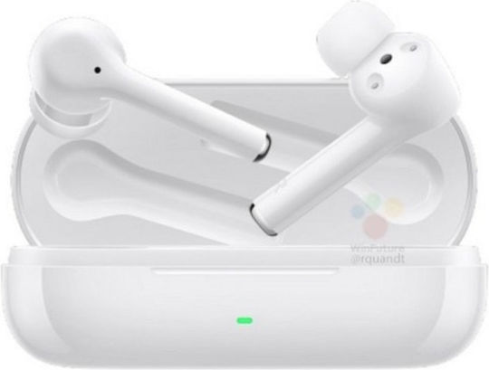 Huawei Freebuds 3i Bluetooth Handsfree Ακουστικά με Θήκη Φόρτισης Ceramic White