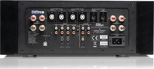 Musical Fidelity M8xi Ολοκληρωμένος Ενισχυτής Hi-Fi Stereo 870W/4Ω 550W/8Ω Ασημί