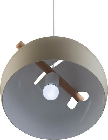 Hatzipantos Stores Pendant Light Brown with Socket E27 29cm