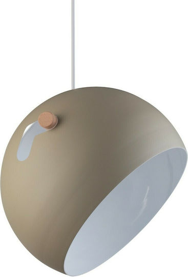 Hatzipantos Stores Pendant Light Brown with Socket E27 29cm